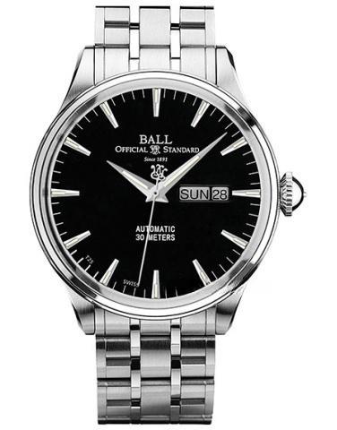 BALL WATCH NM2080D-SJ-BK Trainmaster
