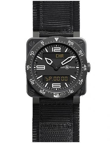 BELL & ROSS （BR 03 Type Aviation Microblasted Steel ） INSTRUMENTS