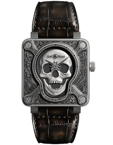 BELL & ROSS BR0192-SKULL-BURN INSTRUMENTS