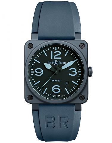 BELL & ROSS BR0392-CERAM-BLUE INSTRUMENTS