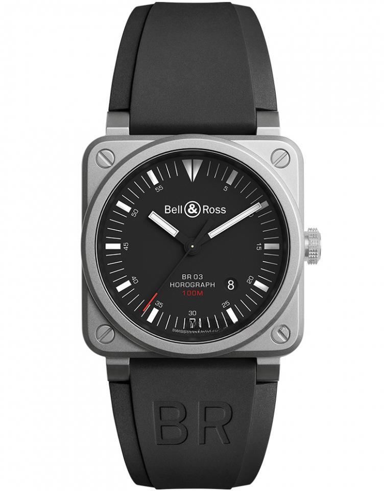 BELL & ROSS BR0392-HOR-BLC/SRB INSTRUMENTS