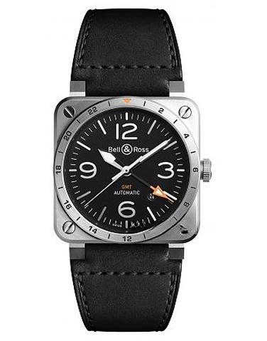 BELL & ROSS BR0393-GMT-ST/SCA INSTRUMENTS