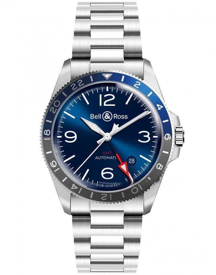 BELL & ROSS BRV293-BLU-ST/SST VINTAGE