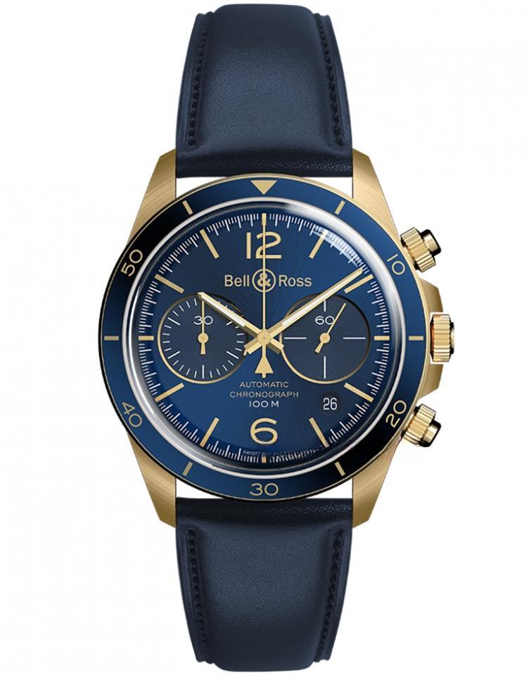 BELL & ROSS BRV294-BLU-BR/SCA VINTAGE