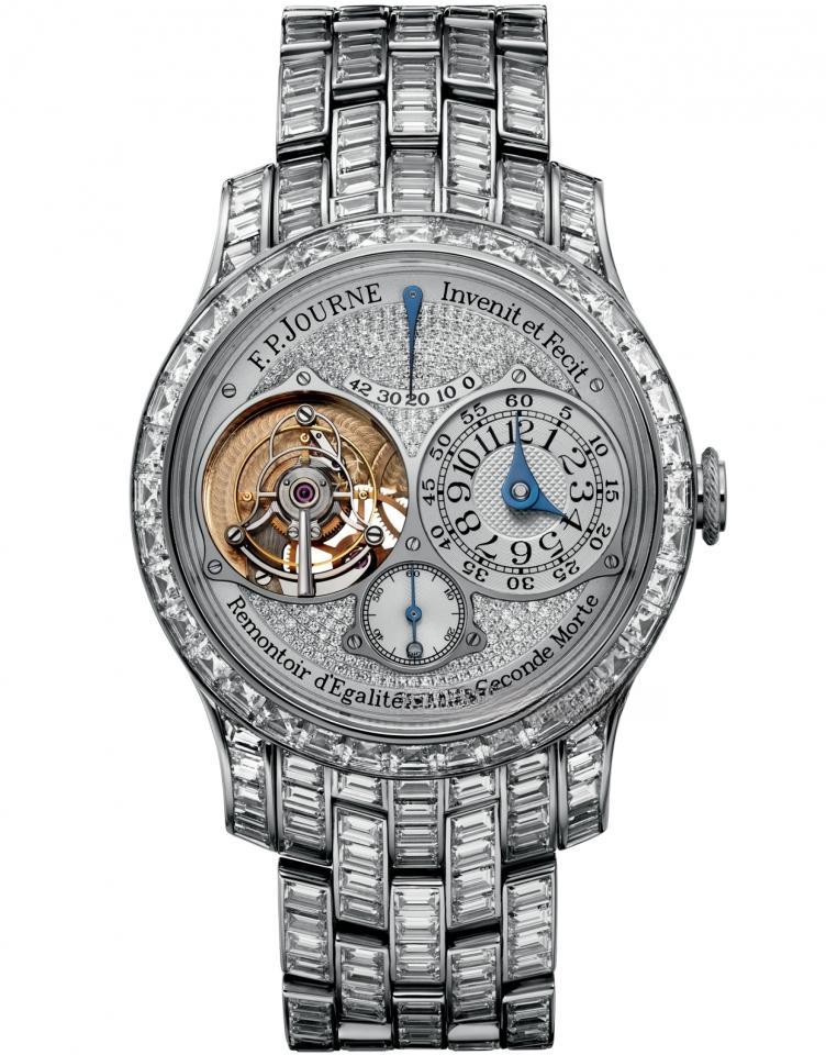 F.P.JOURNE tourbillon souverain set with diamonds 珠寶錶