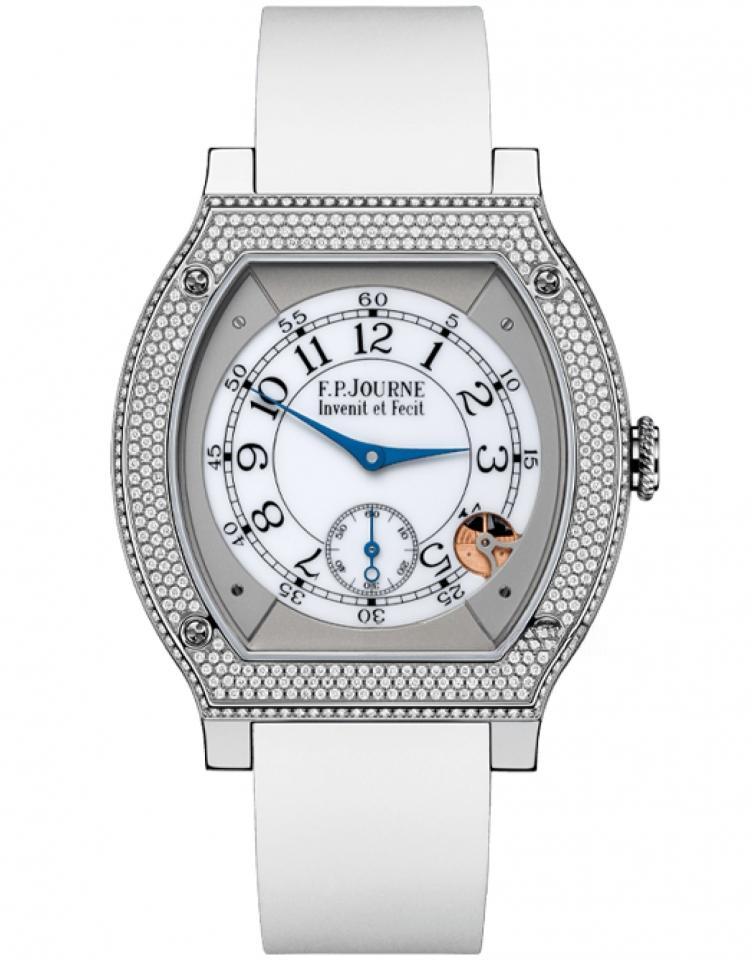 F.P.JOURNE élégante 48mm titanium set with diamonds ELEGANTE