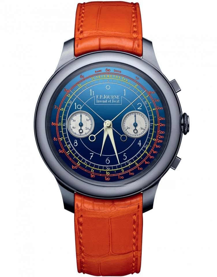 F.P.JOURNE chronographe monopoussoir rattrapante bleu only watch 2017 ONLY WATCH