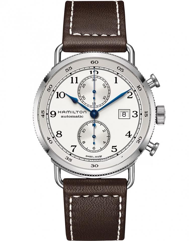 HAMILTON H77706553 卡其海軍