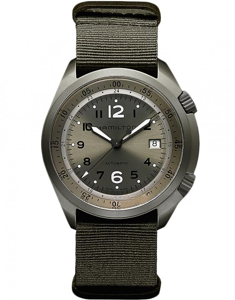 HAMILTON H80405865 卡其航空