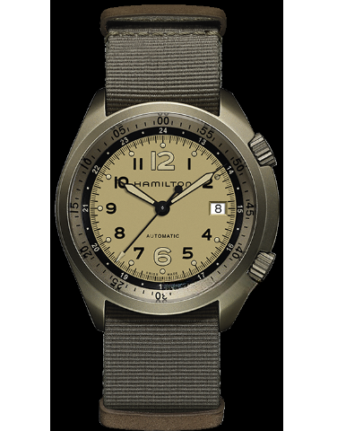 HAMILTON H80435895 卡其航空