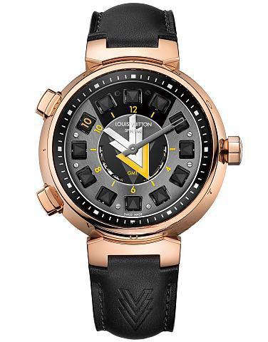 LOUIS VUITTON （TAMBOUR VVV SPIN TIME GMT） TAMBOUR