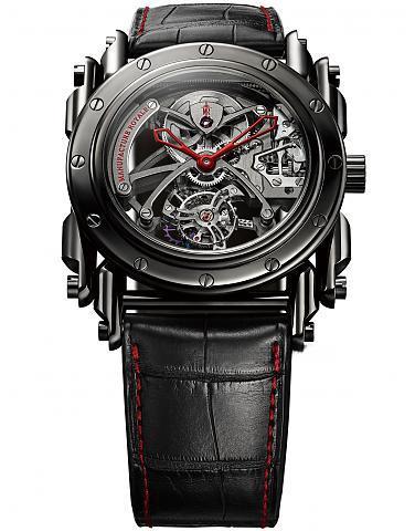 MANUFACTURE ROYALE （SKELETON TOURBILLON GREY STEEL） ANDROGYNE