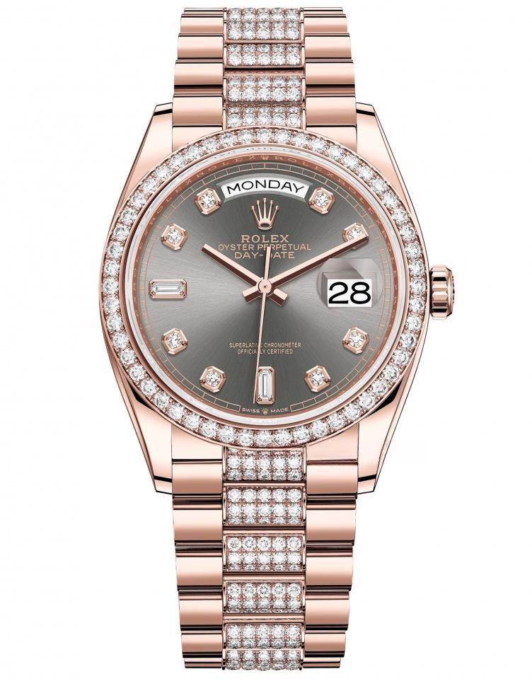 ROLEX 128345RBR-0053 DAY-DATE