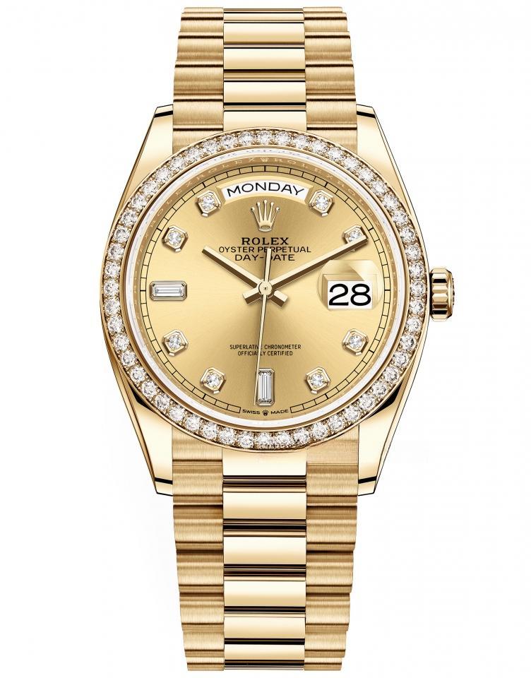 ROLEX 128348RBR-0008 DAY-DATE