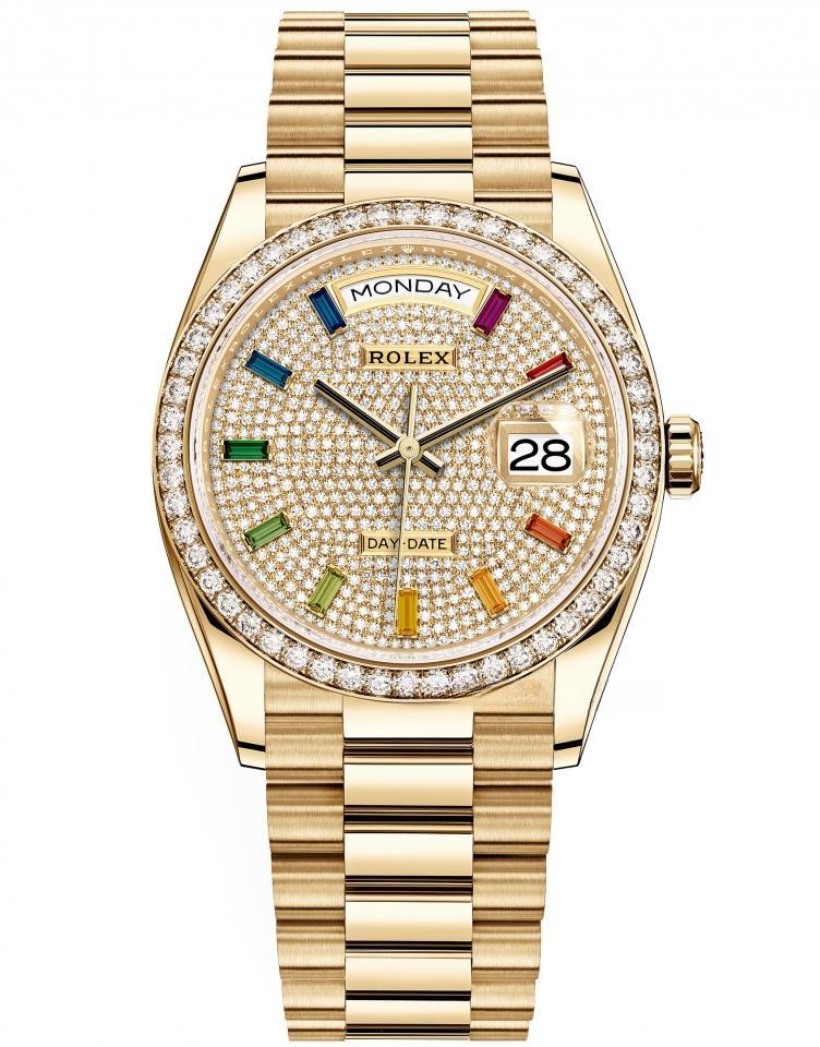 ROLEX 128348RBR-0030 DAY-DATE