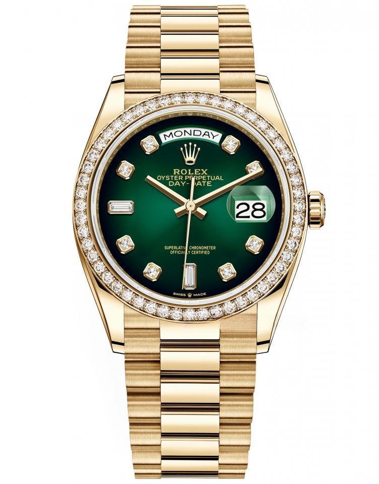 ROLEX 128348RBR-0035 DAY-DATE