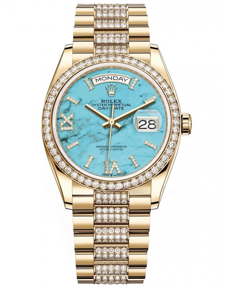 ROLEX 128348RBR-0038 DAY-DATE
