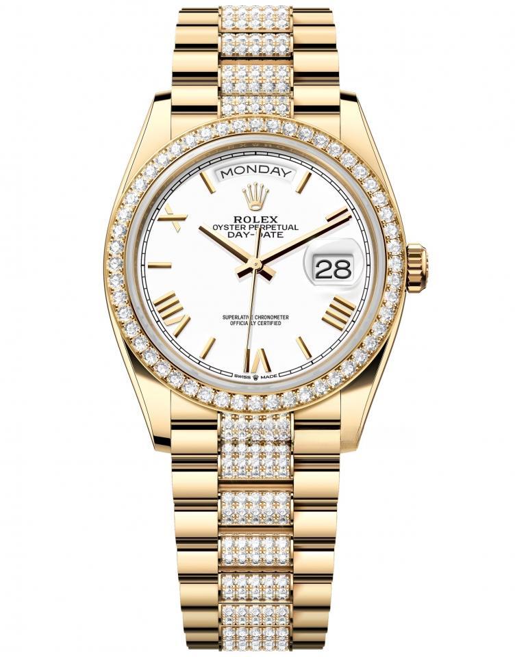 ROLEX 128348RBR-0065 DAY-DATE