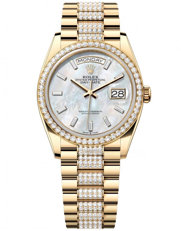 ROLEX 128348RBR-0071 DAY-DATE