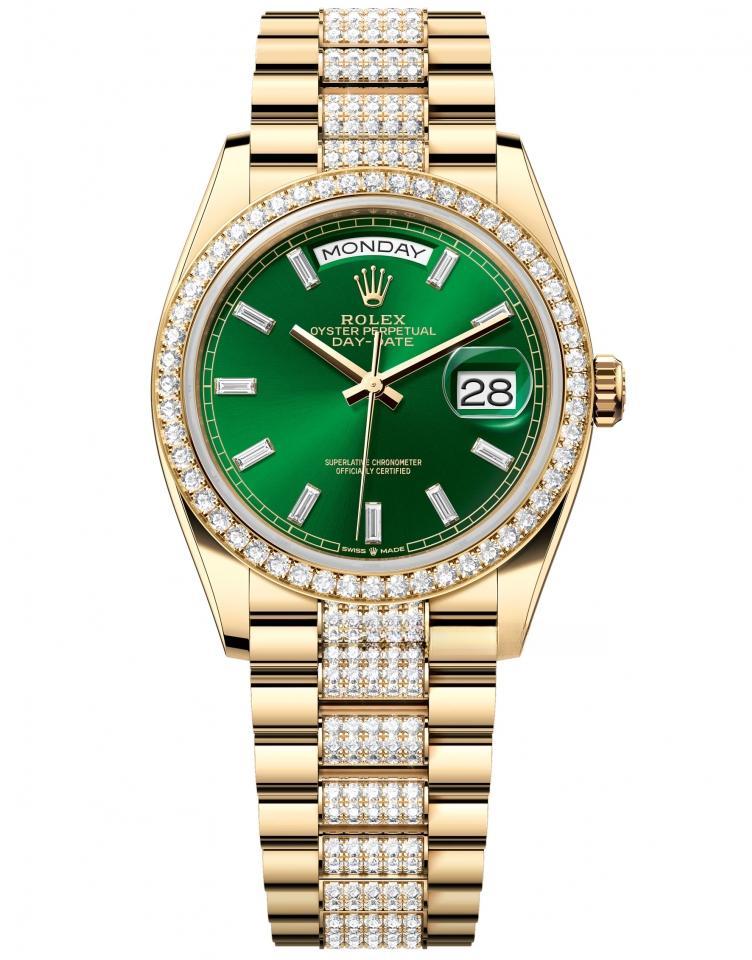 ROLEX 128348RBR-0079 DAY-DATE