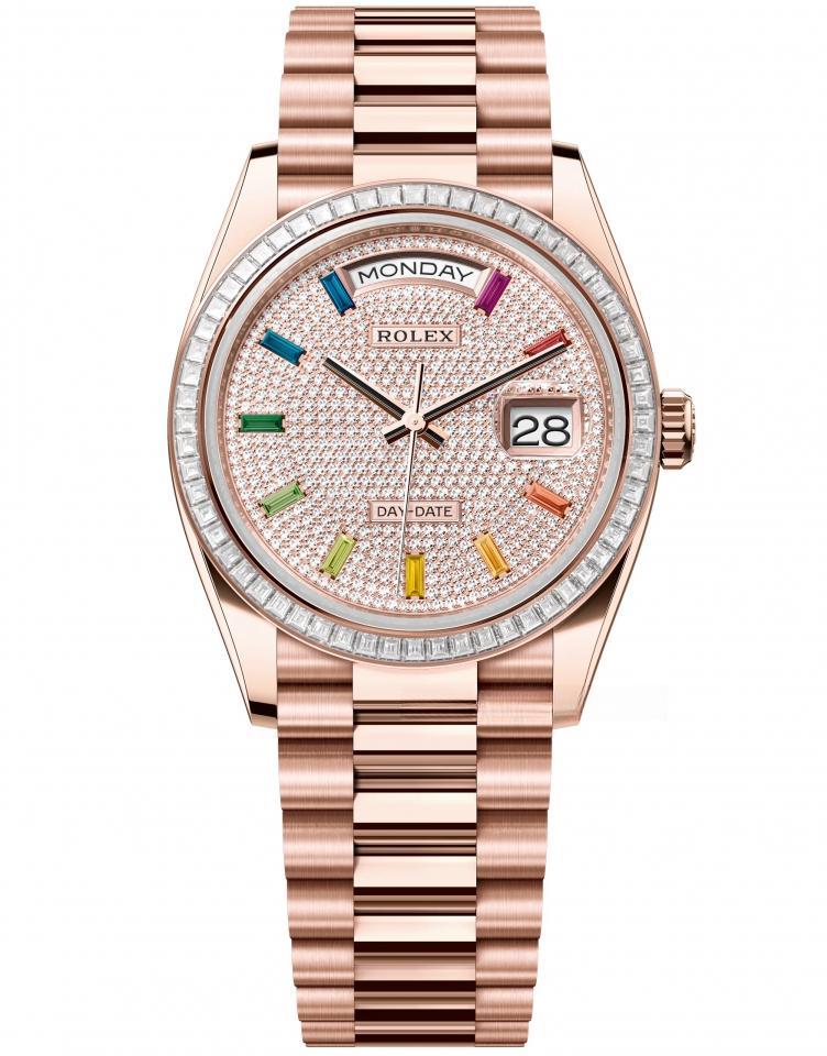 ROLEX 128395TBR-0008 DAY-DATE