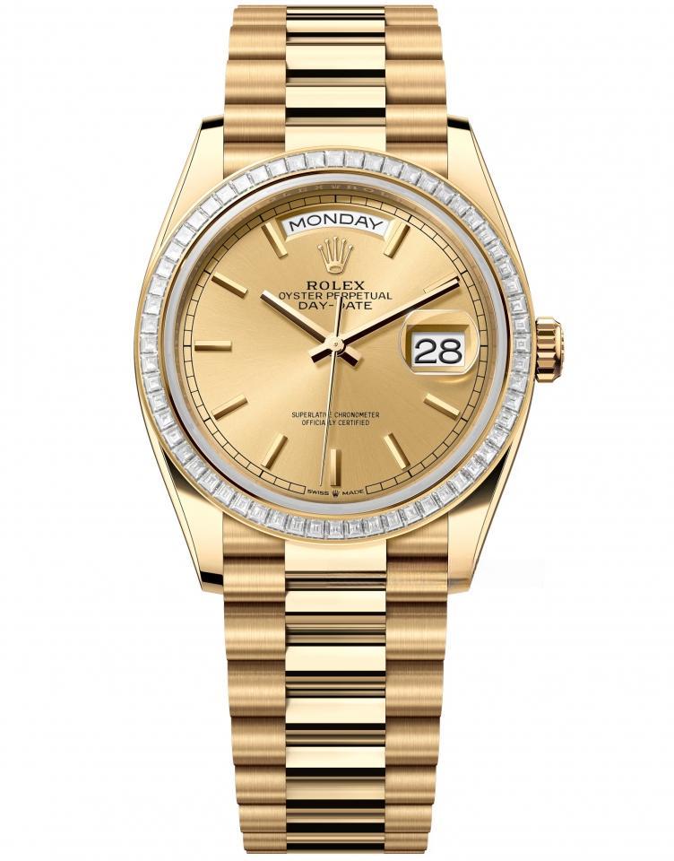ROLEX 128398TBR-0010 DAY-DATE