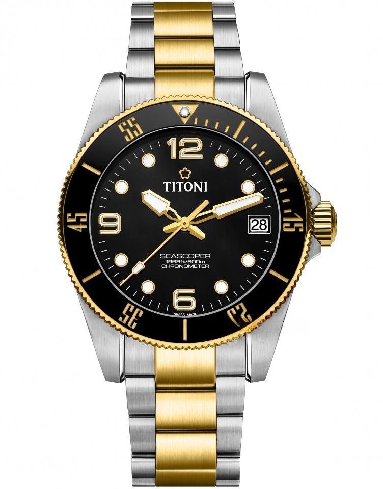 TITONI 83600 SY-BK-256 SEASCOPER
